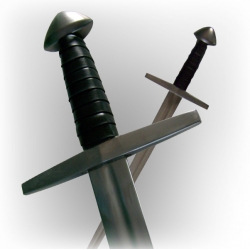 Miecz średniowieczny kuty do walki turniejowej z okresu XI-XII w