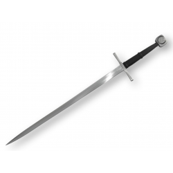 Historyczny  Miecz jednoręczny XIV-XV wiek do walki kuty i hartowany